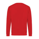 Sweat-shirt rouge à manches longues vu de dos