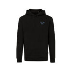 Sweat à capuche noir avec logo bleu Valley