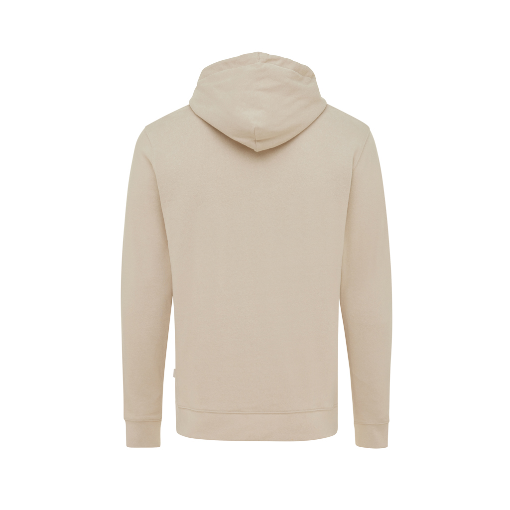Sweat à capuche beige vu de dos