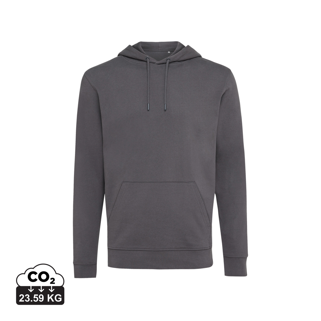 Sweat à capuche gris avec poche avant