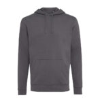 Sweat à capuche gris uni avec poche frontale