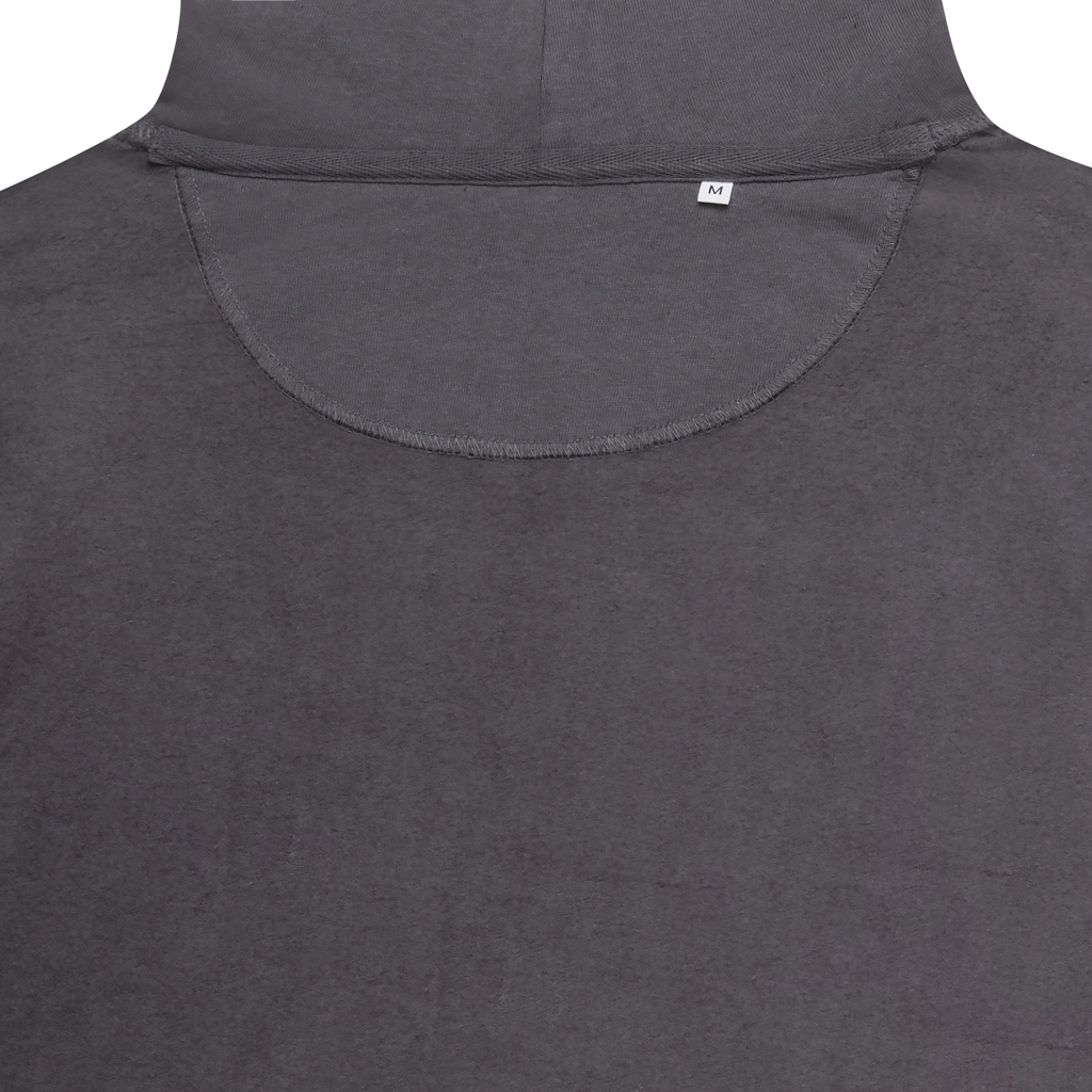 Capuche grise vue de dos taille M