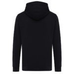 Sweat à capuche noir vu de dos