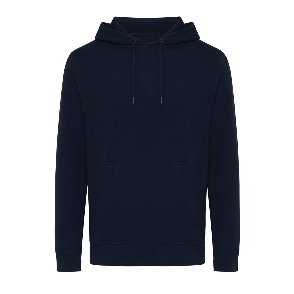 Sweat à capuche bleu marine unisexe simple