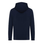 Sweat à capuche bleu marine vu de dos