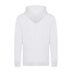 Sweat à capuche blanc vu de dos