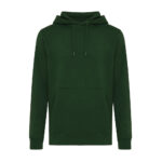 Sweat à capuche vert foncé unisexe