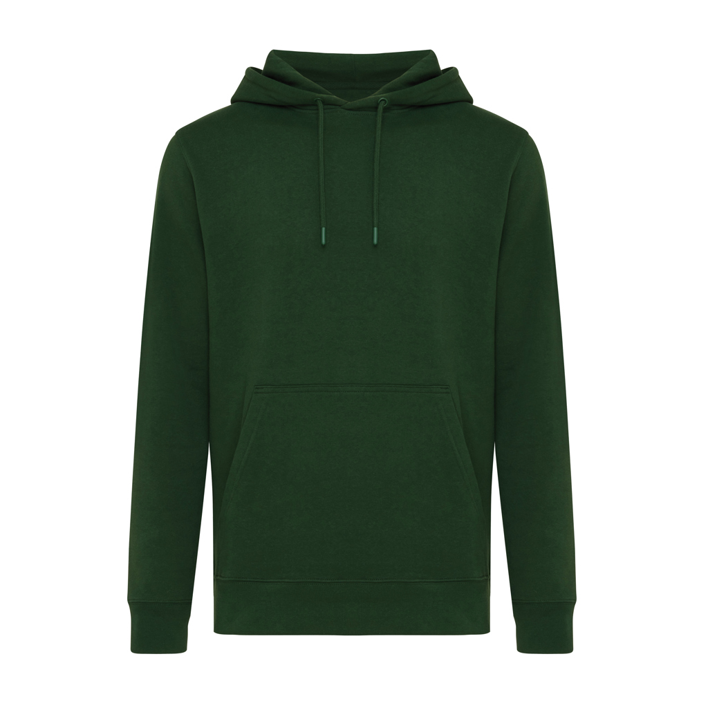 Sweat à capuche vert foncé unisexe