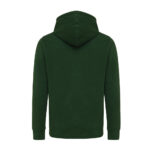 Sweat à capuche vert foncé vu de dos
