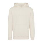 Sweat à capuche beige unisexe avec poche avant