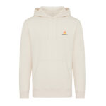 Sweat à capuche beige avec logo Superbox.