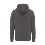 Sweat à capuche gris vu de dos