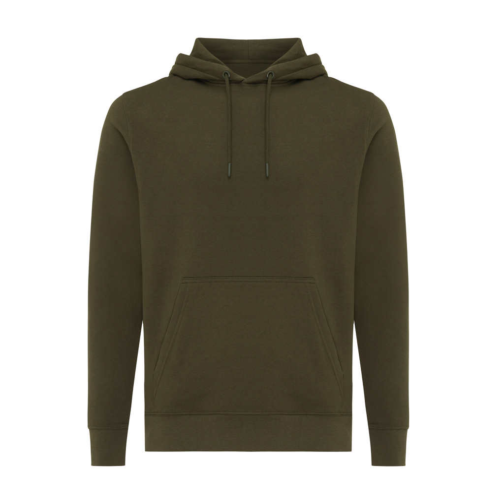 Sweat à capuche vert kaki unisexe
