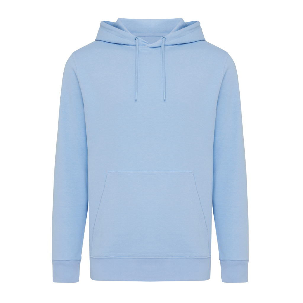 Sweat à capuche bleu clair unisexe simple