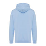 Sweat à capuche bleu clair vu de dos