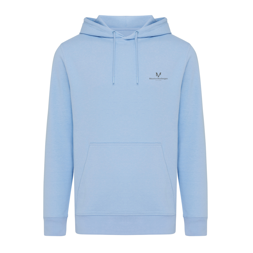 Sweat à capuche bleu clair unisexe