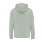 Sweat à capuche vert clair vu de dos