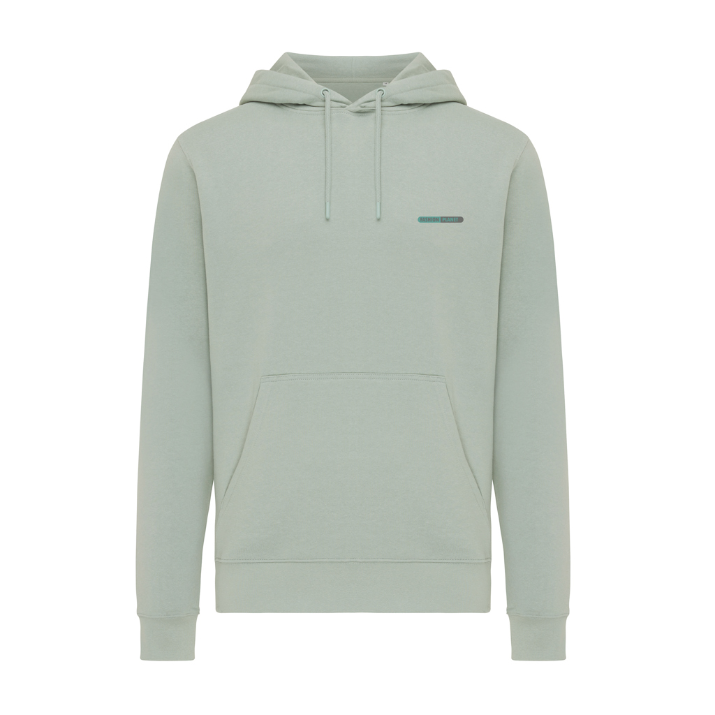 Sweat à capuche vert clair unisexe
