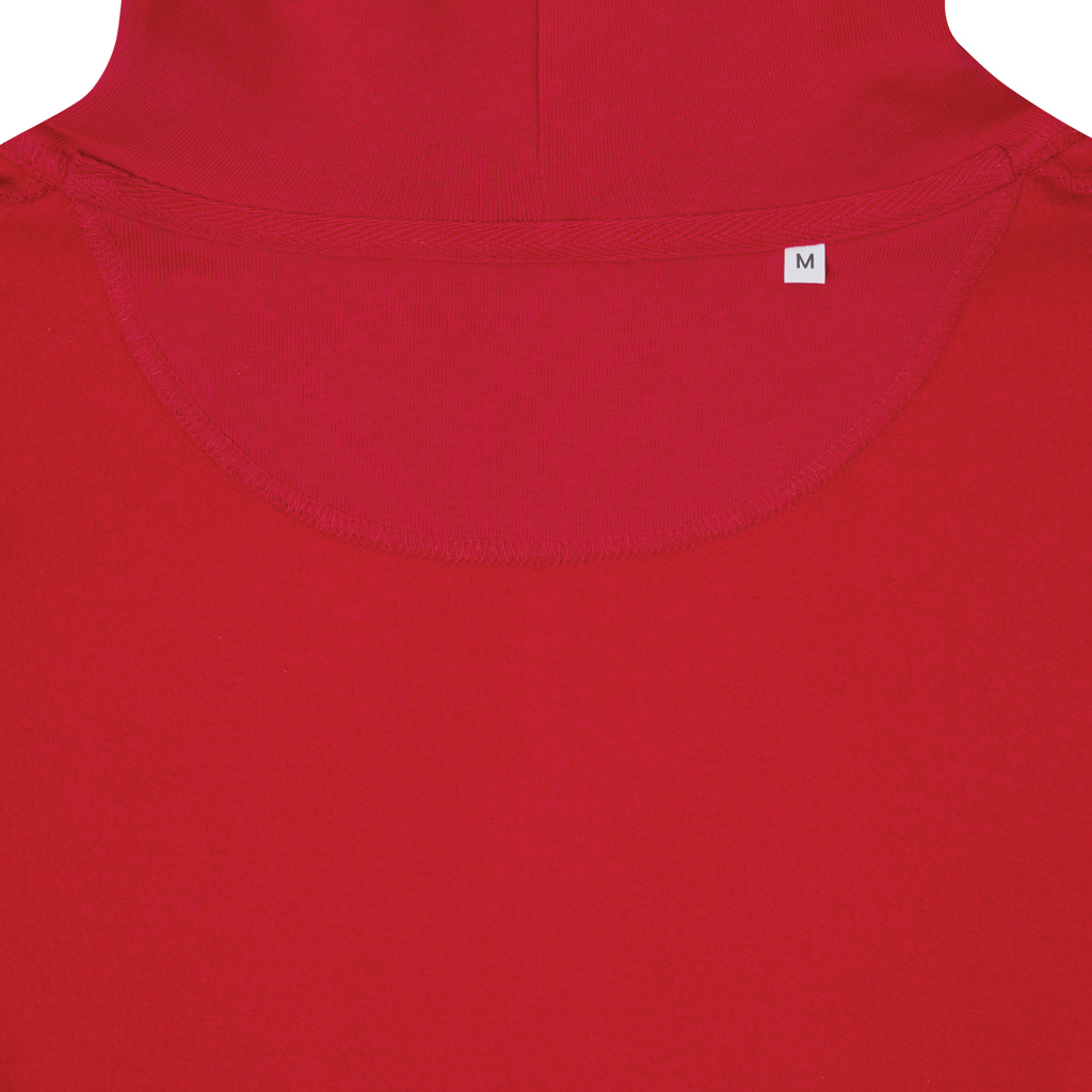 Col de sweat rouge taille M