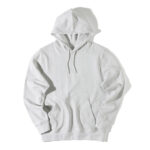 Sweat à capuche gris clair unisexe