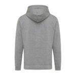 Sweat à capuche gris vu de dos