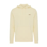 Sweat à capuche beige uni avec poche kangourou