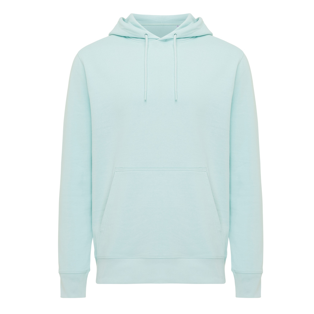 Sweat à capuche bleu clair unisexe basique