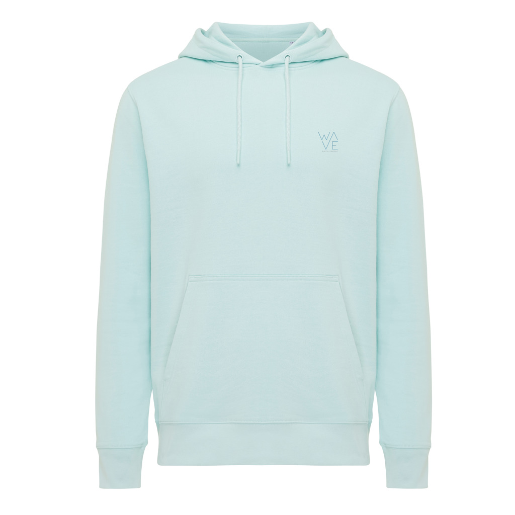 Sweat à capuche bleu clair unisexe