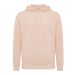 Sweat à capuche beige uni pour homme