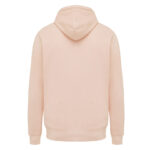 Sweat à capuche rose pâle vu de dos