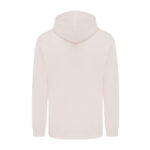 Sweat à capuche rose pâle vu de dos