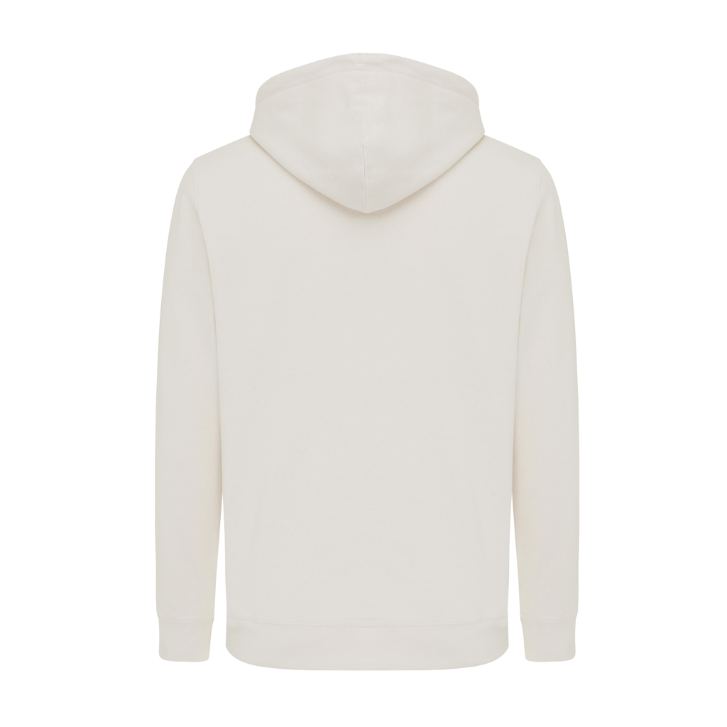 Sweat à capuche blanc vu de dos