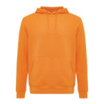 Sweat à capuche orange unisexe avec poche kangourou