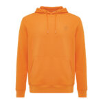 Sweat à capuche orange avec poche kangourou