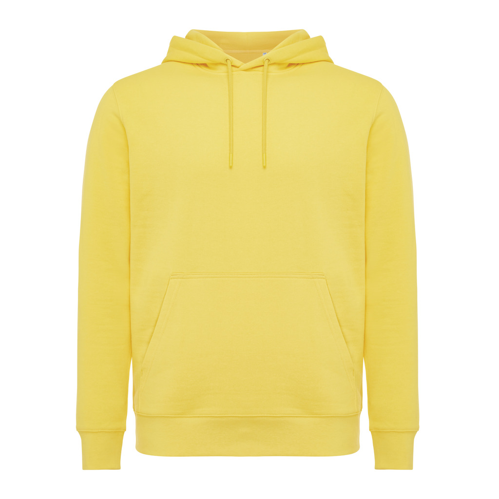Sweat à capuche jaune unisexe