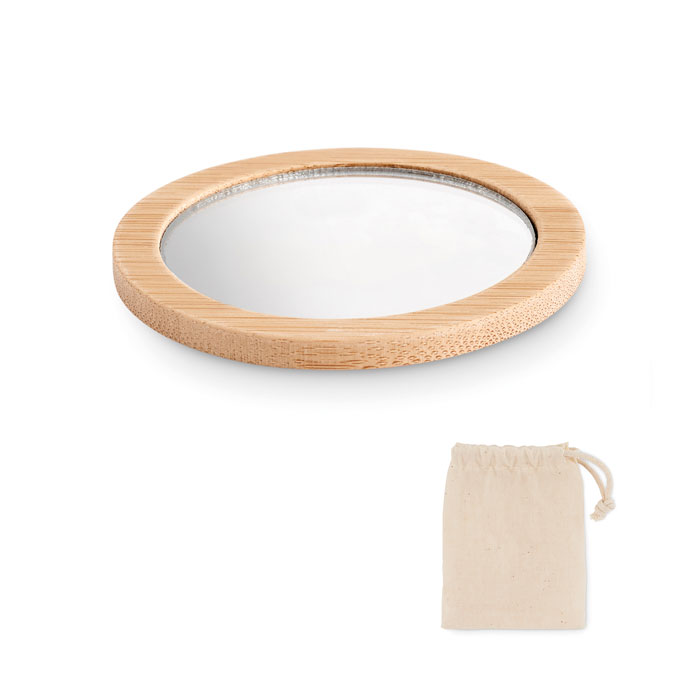 MALAY – Miroir de poche en bambou