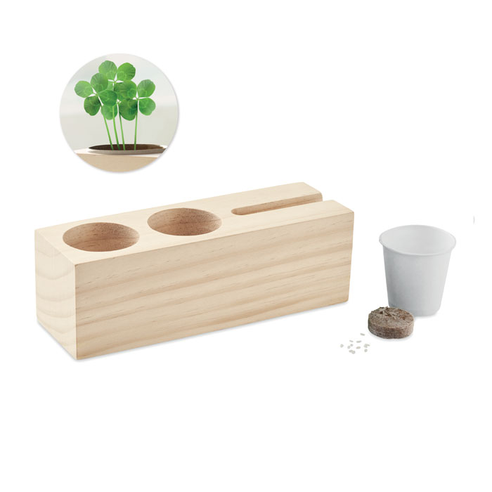 THILA – Station de bureau en bois avec graines