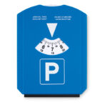 Disque bleu de stationnement automobile