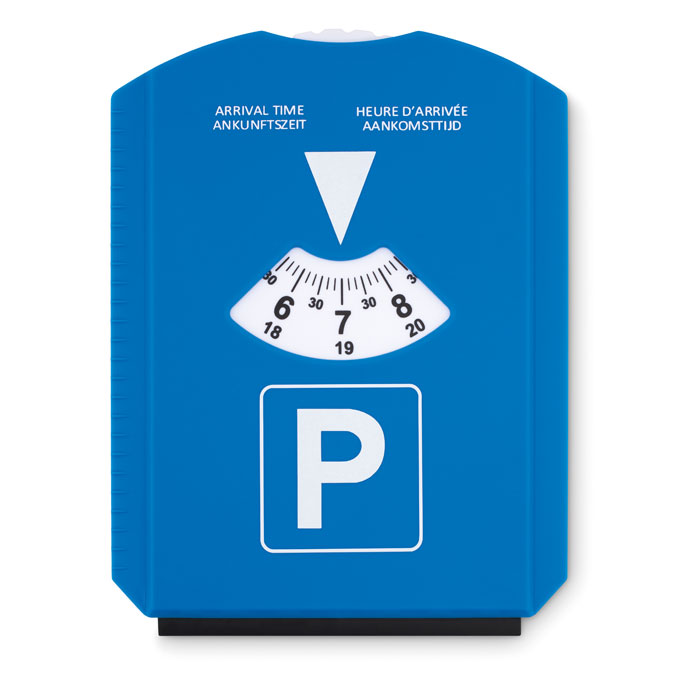 Disque bleu de stationnement automobile