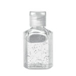 Flacon transparent de gel hydroalcoolique