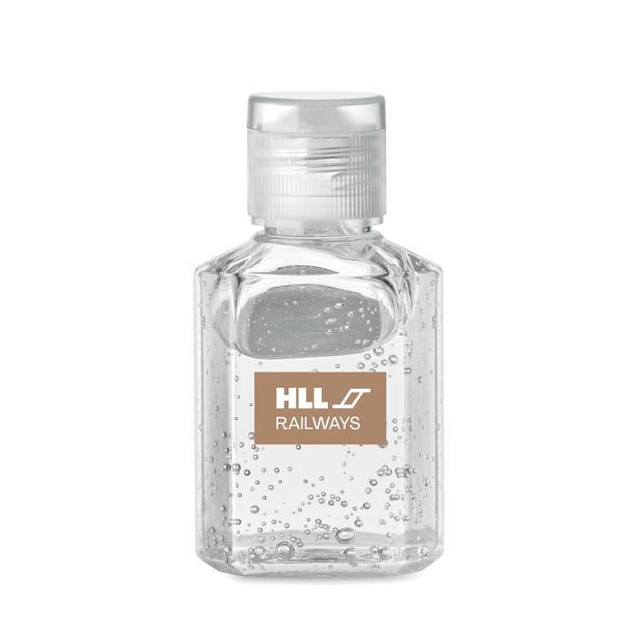 Flacon de gel hydroalcoolique transparent HLL Railways