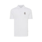 Polo blanc avec logo sur la poitrine