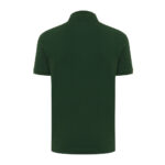 Dos de polo vert foncé à manches courtes