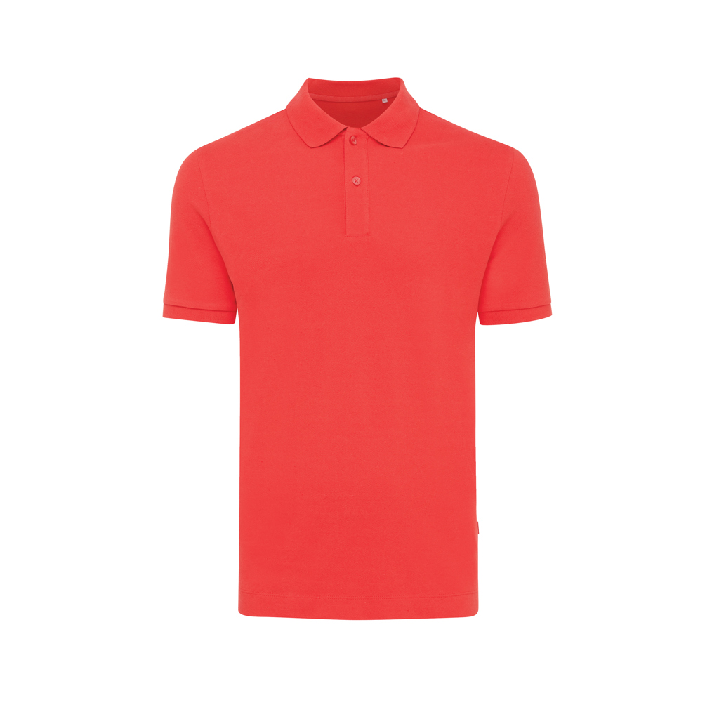 Polo rouge à manches courtes pour homme