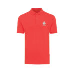 Polo rouge avec logo Ecohan sur la poitrine