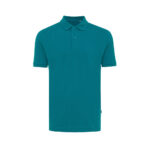 Polo turquoise à manches courtes pour homme