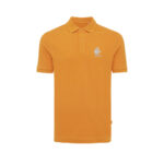 Polo orange à manches courtes pour homme