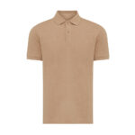 Polo beige à manches courtes pour homme