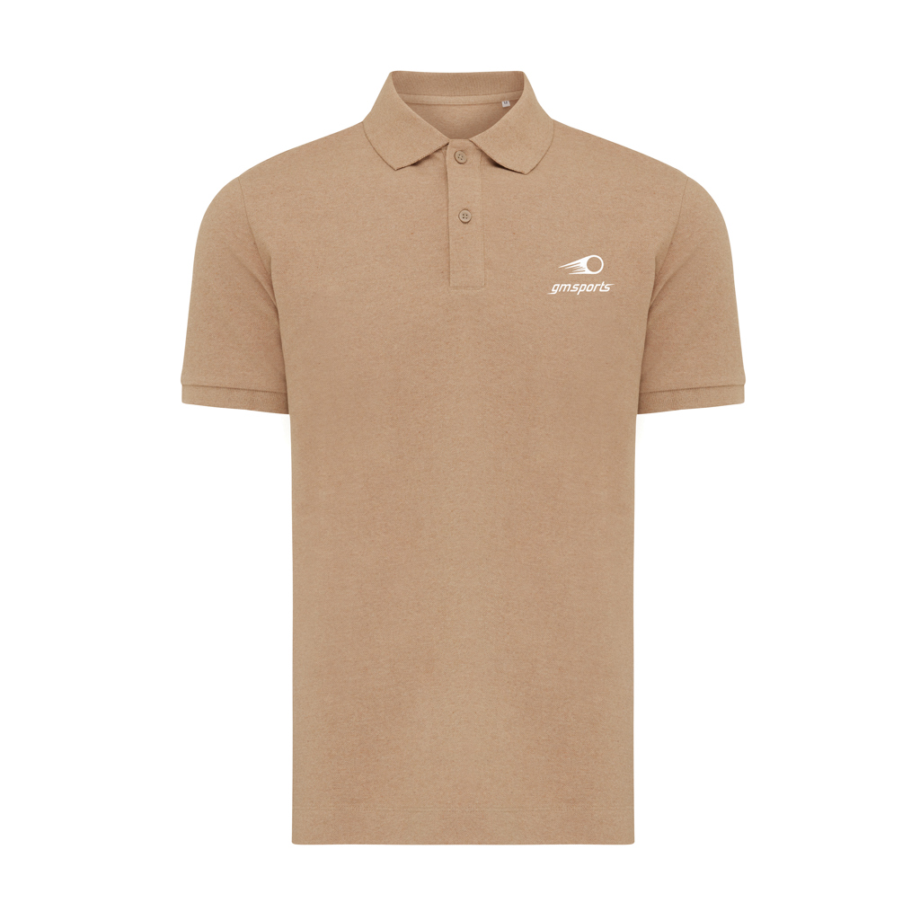 Polo beige à manches courtes gm sports