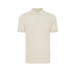 Polo beige à manches courtes pour homme